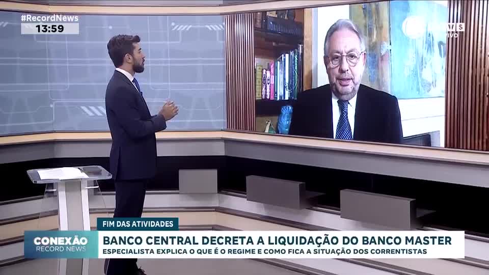 Banco Central decreta a liquidação do Banco Master