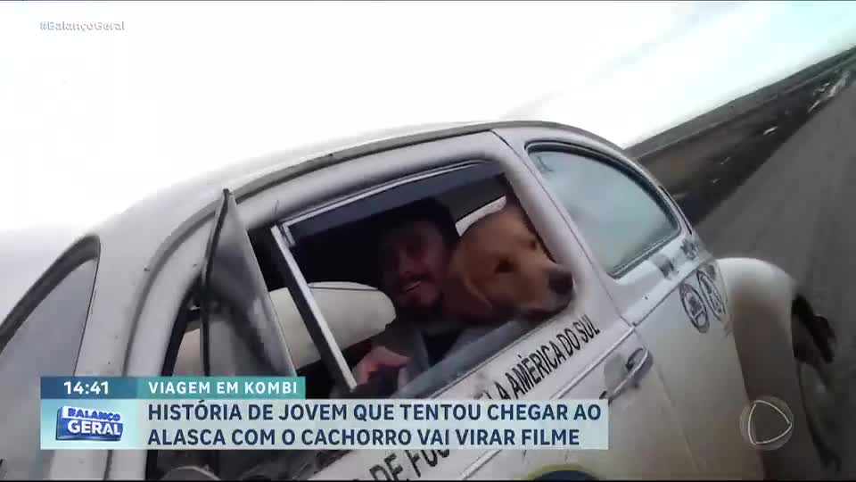 História de brasileiro que morreu com cachorro em viagem de fusca até o Alasca vai virar filme