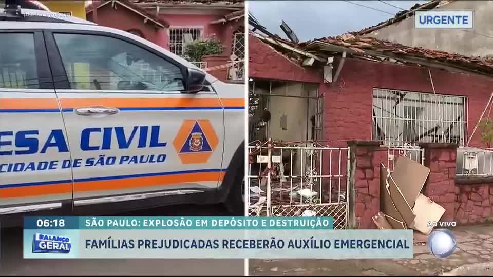 Prefeitura de SP libera auxílio emergencial para moradores afetados por explosão no Tatuapé