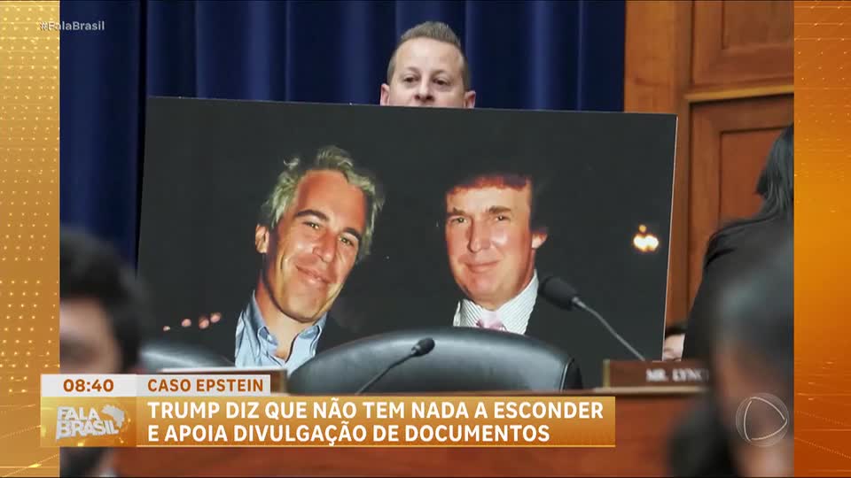 Trump apoia divulgação de documentos do caso Epstein