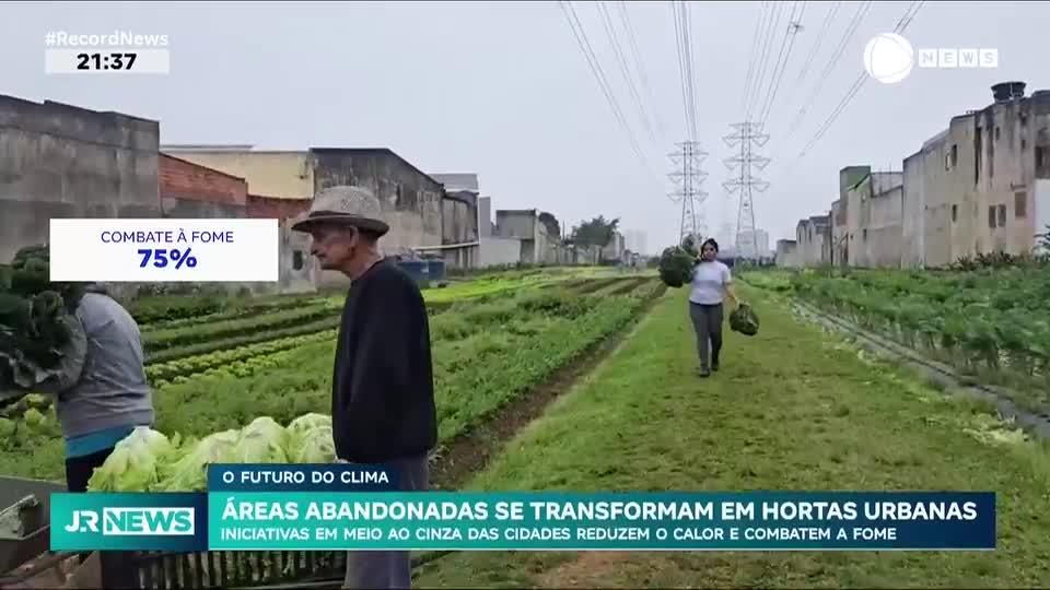 O Futuro do Clima: Áreas abandonadas se transformam em hortas urbanas