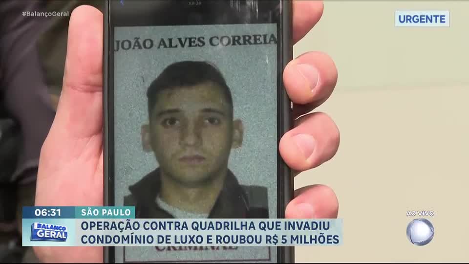 Operação policial prende líder de quadrilha que invade condomínios em SP