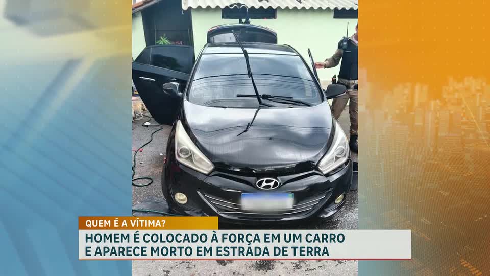 Homem é colocado à força em um carro e aparece morto em estrada de terra em Betim (MG)