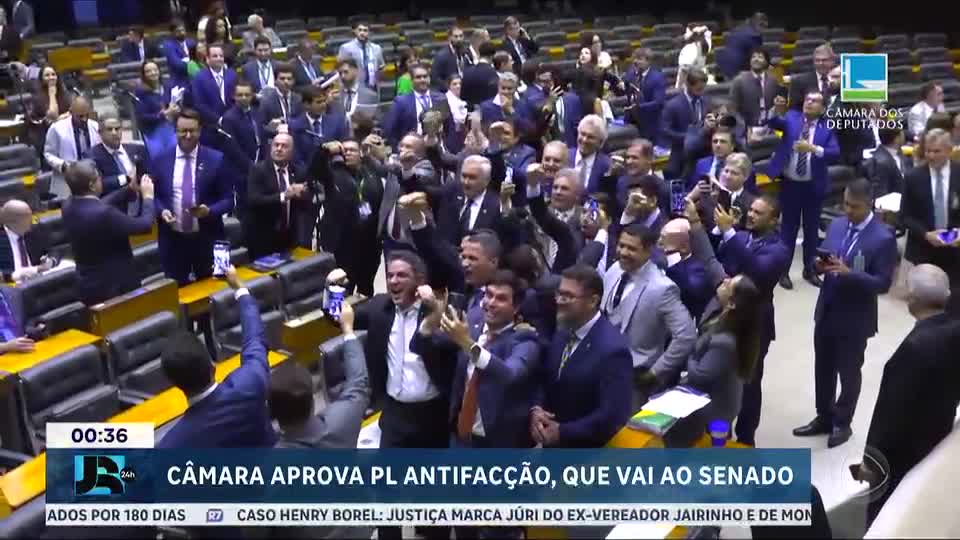 Câmara aprova projeto que cria marco legal de combate ao crime organizado