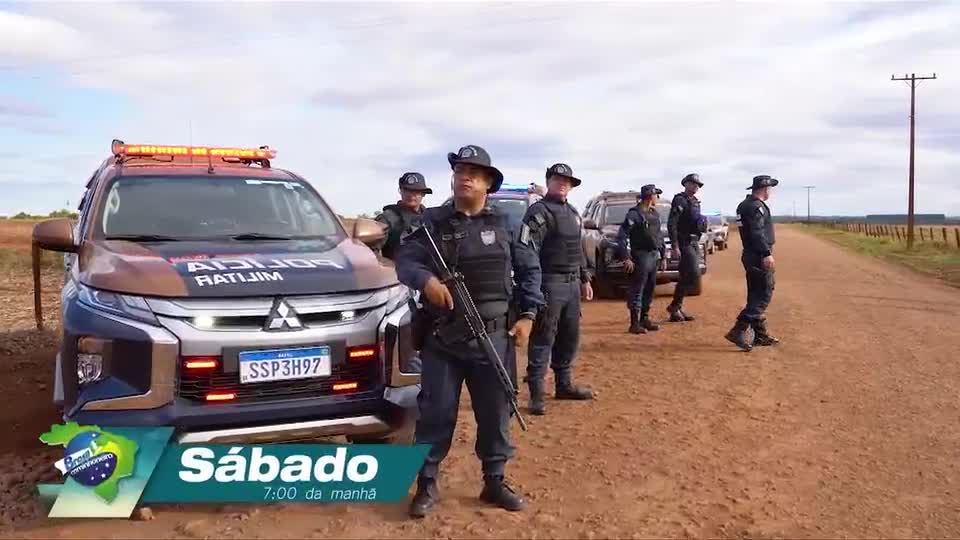 Brasil Caminhoneiro acompanha o trabalho da Polícia Militar Rural do MS neste sábado (22)