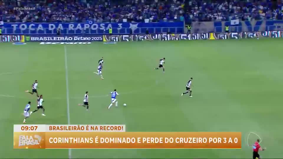 Fala Esporte: Corinthians é superado e perde para o Cruzeiro por 3 a 0