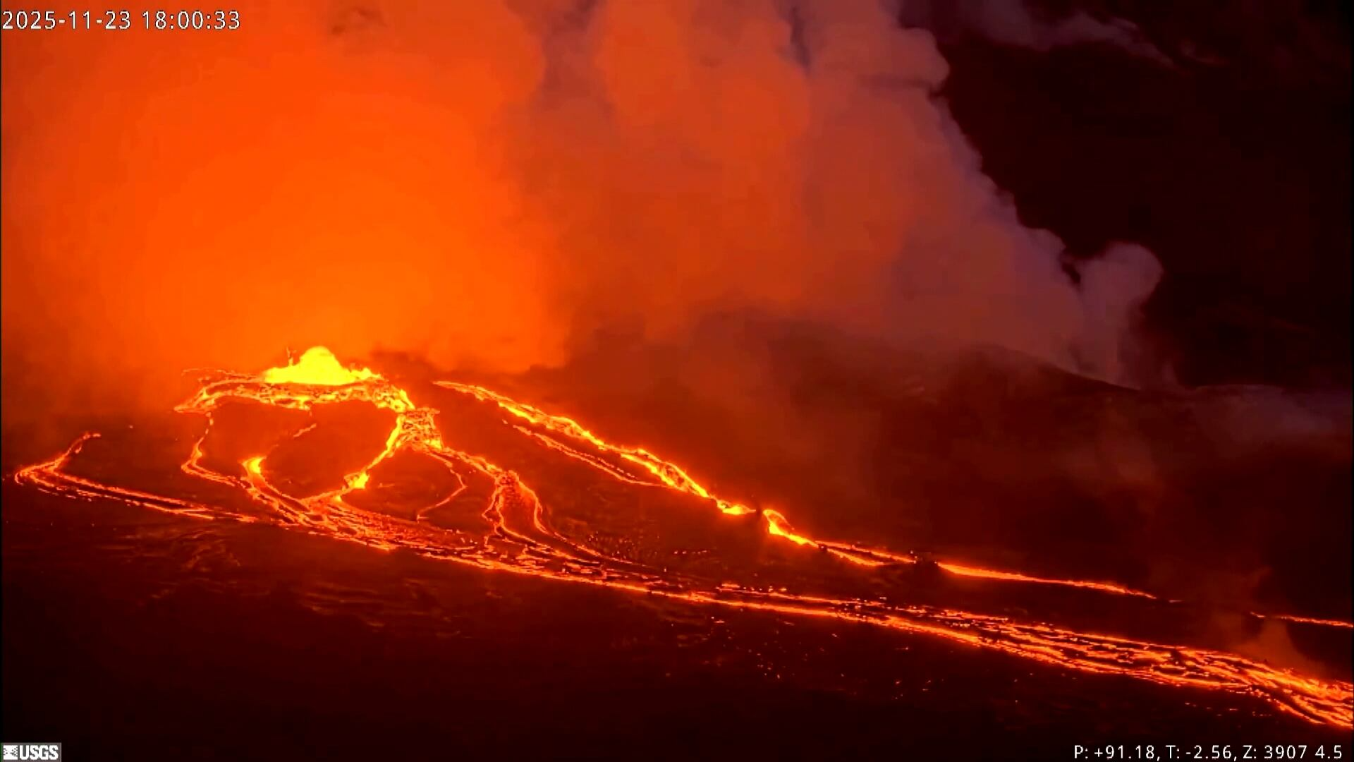 Um dos vulcões mais ativos do mundo volta a entrar em erupção