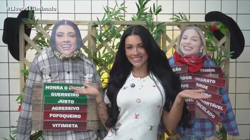 Rayane Figliuzzi detona Carol Lekker no quadro das placas| Live do Eliminado
