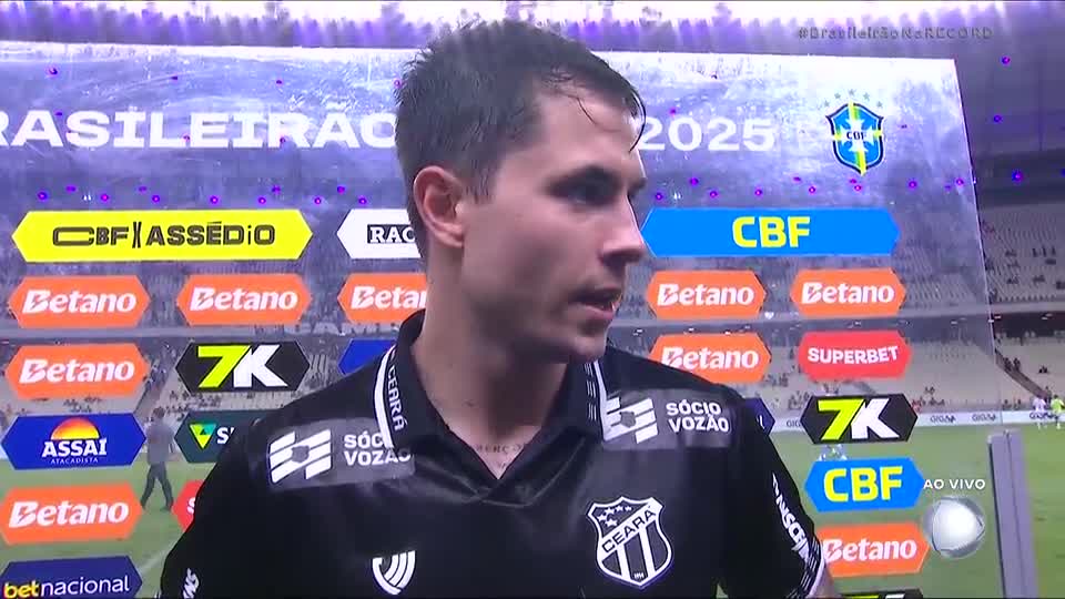 Zanocelo lamenta empate mesmo Ceará não sendo favorito, mas valoriza 'cada ponto'