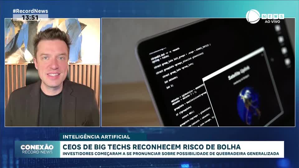IA: CEOs de big techs reconhecem risco de bolha