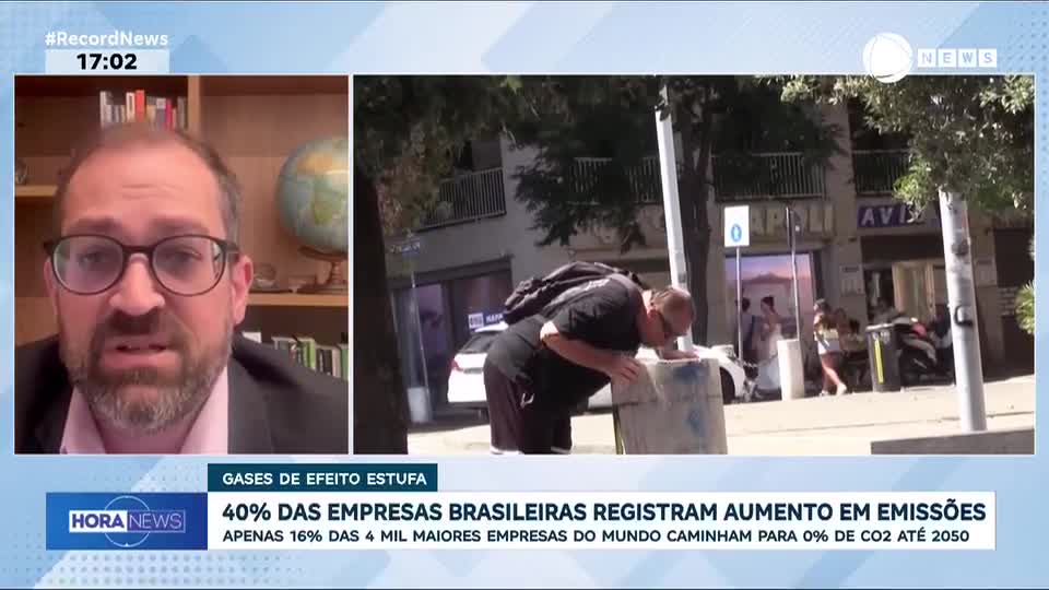 40% das empresas brasileiras apresentam aumento em emissões de gases do efeito estufa