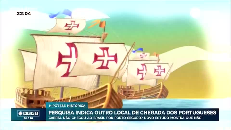 Pesquisa indica outro local de chegada dos portugueses em terras brasileiras