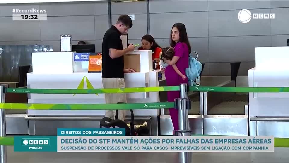 Decisão do STF mantém ações por falhas das empresas aéreas