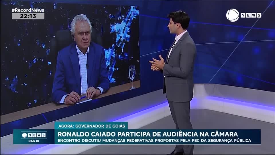 Ronaldo Caiado participa de audiência na Câmara