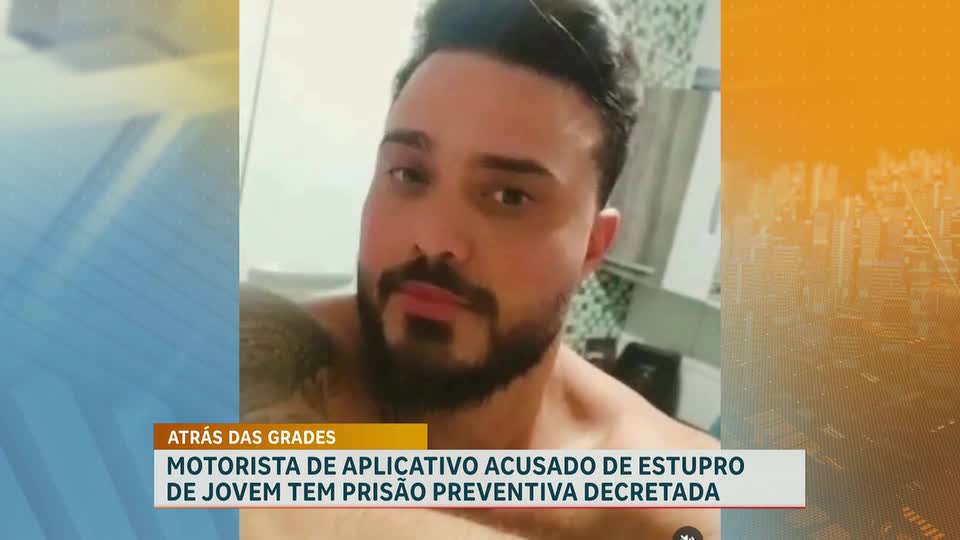 Motorista suspeito de abuso contra jovem durante corrida em BH tem prisão preventiva decretada