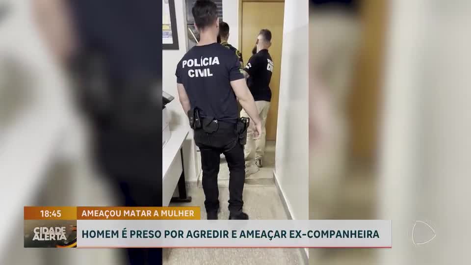‘Eu faço é matar logo’: homem é preso após agredir e ameaçar ex-companheira em GO
