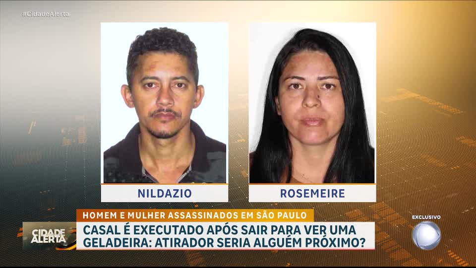 Casal é executado após sair de casa para ver geladeira na casa de parente em São Paulo
