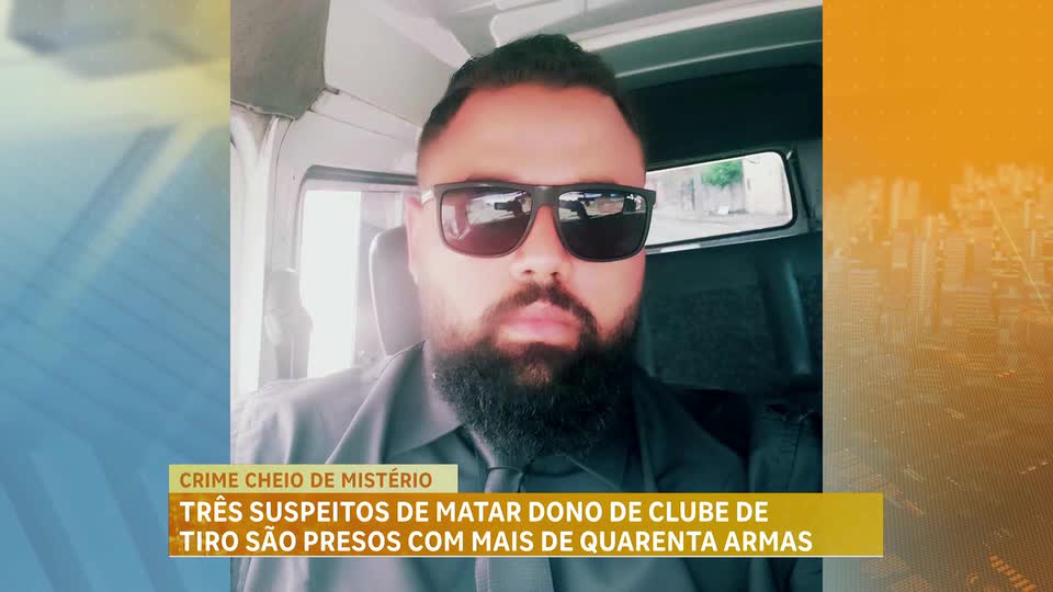Três suspeitos de matar dono de um clube de tiro são presos em Ibirité (MG)
