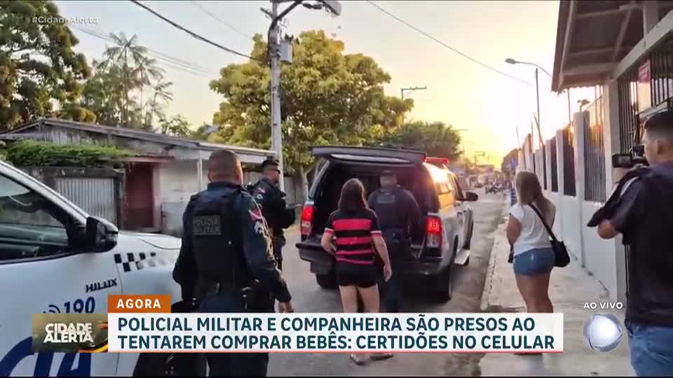 Policial militar é preso por tentar comprar bebês no Pará com a companheira