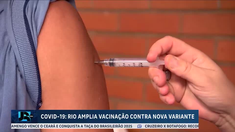 Rio de Janeiro amplia vacinação contra nova variante da Covid-19