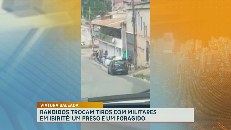 Homem é preso após confronto com a polícia em Ibirité (MG)