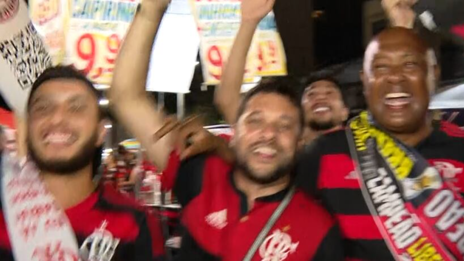 Flamengo eneacampeão! Torcida celebra mais um título pelas ruas do Rio de Janeiro