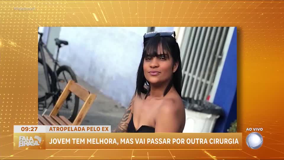 Caso Tainara: jovem atropelada pelo ex-companheiro já respira sem ajuda de aparelhos