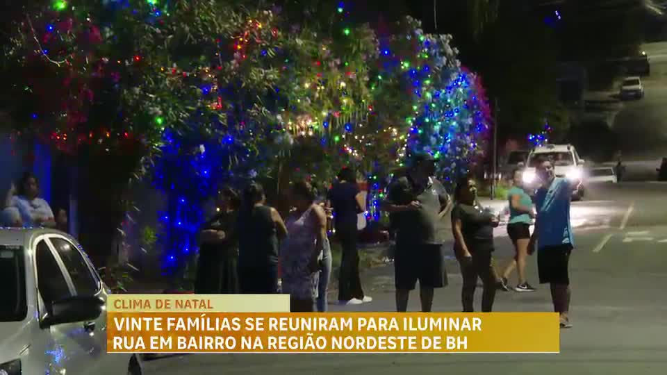Vinte famílias se reuniram para iluminar rua em bairro na região Nordeste de Belo Horizonte