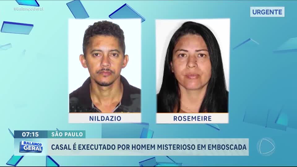 Casal é executado após cair em emboscada na Grande São Paulo