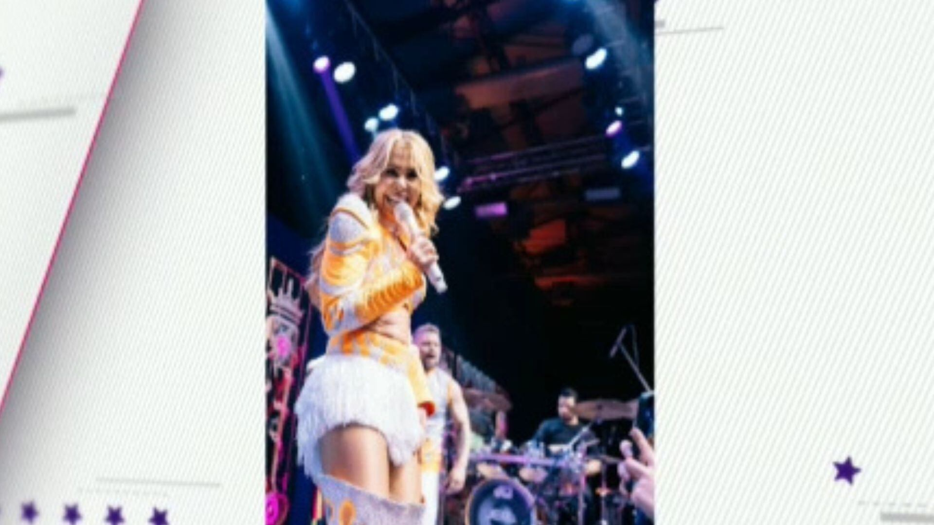 Joelma se irrita com fã durante show em Belém (PA)