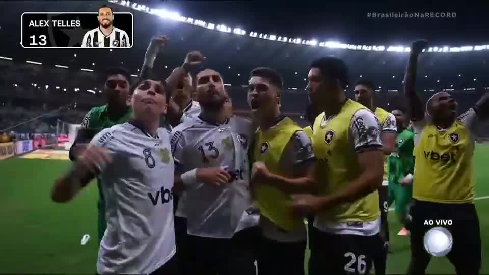 Cruzeiro 2 x 2 Botafogo: confira os gols do jogo na narração de Cléber Machado