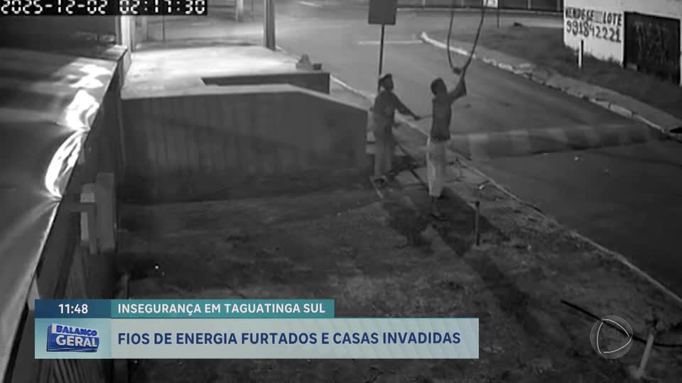 Moradores de Taguatinga (DF) denunciam recorrência de furtos de cabos e invasões a casas