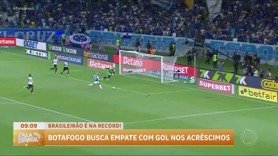 Fala Esporte: Cruzeiro e Botafogo empatam em jogo emocionante no Mineirão