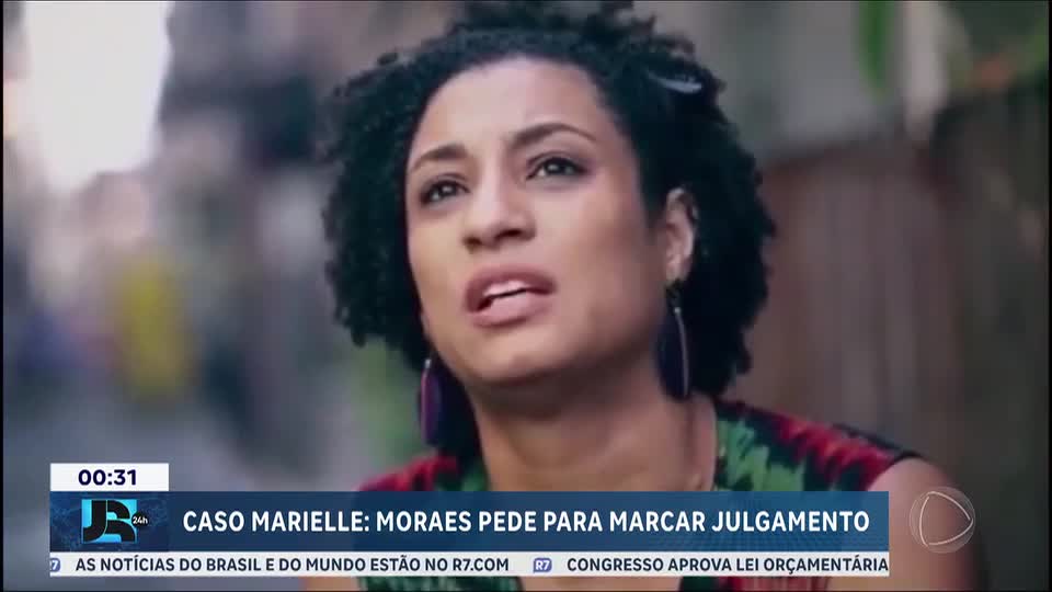 Moraes solicita julgamento de réus acusados de serem mandantes da morte de Marielle Franco