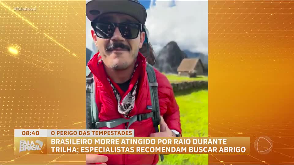 Brasileiro morre atingido por raio durante trilha no Peru