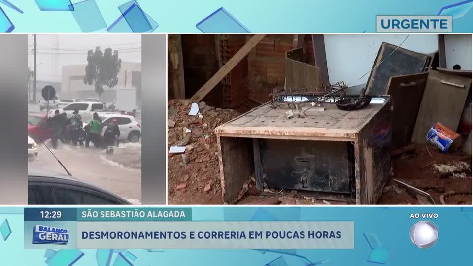 Chuvas em São Sebastião (DF) causam prejuízo de R$ 200 mil a morador