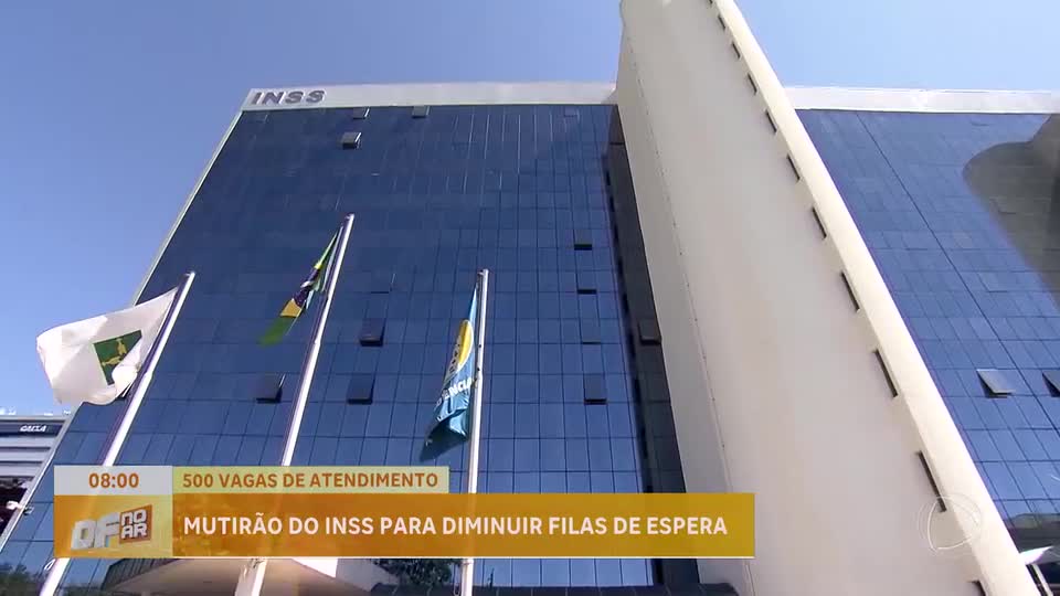 Mutirão do INSS abre mais de 500 vagas para perícias e avaliações no DF neste fim de semana