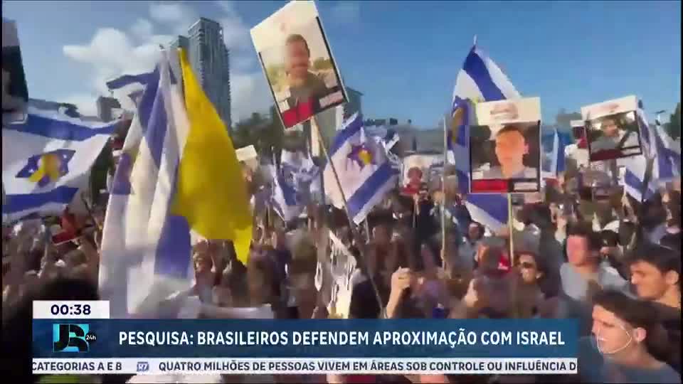 Pesquisa revela apoio dos brasileiros à aproximação com Israel e neutralidade nas negociações