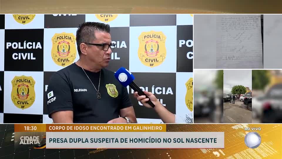 Dois suspeitos são presos após idoso ser encontrado enterrado no próprio quintal no DF