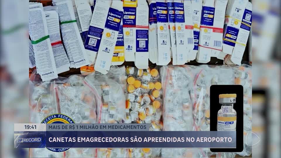 Receita Federal apreende mais de R$ 1 milhão em medicamentos irregulares no DF