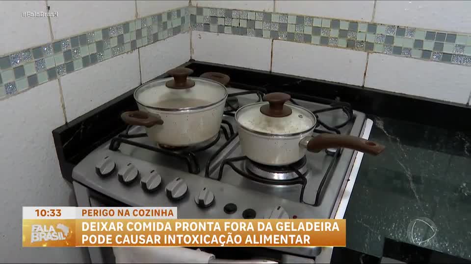 Alerta: deixar comida pronta fora da geladeira pode causar intoxicação alimentar