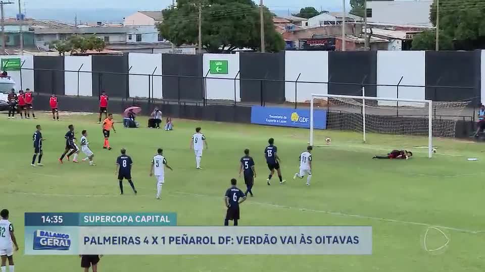 Palmeiras vence Penharol DF e avança às oitavas da Supercopa Capital Sub-17
