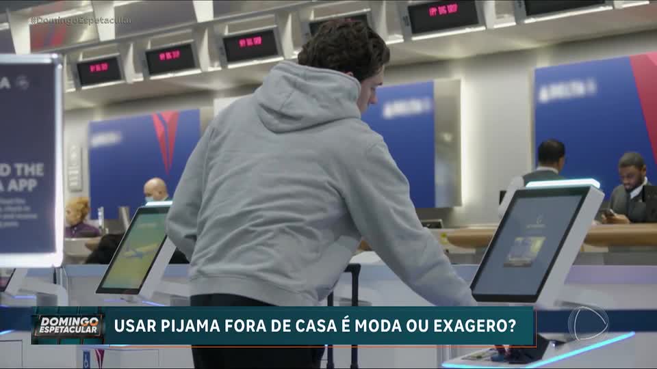 Tendência do pijama invade aeroportos e ruas e divide opiniões