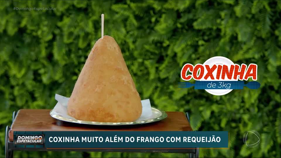 Pitada de Brasil: Coxinha ganha recheios inusitados e tamanhos exorbitantes