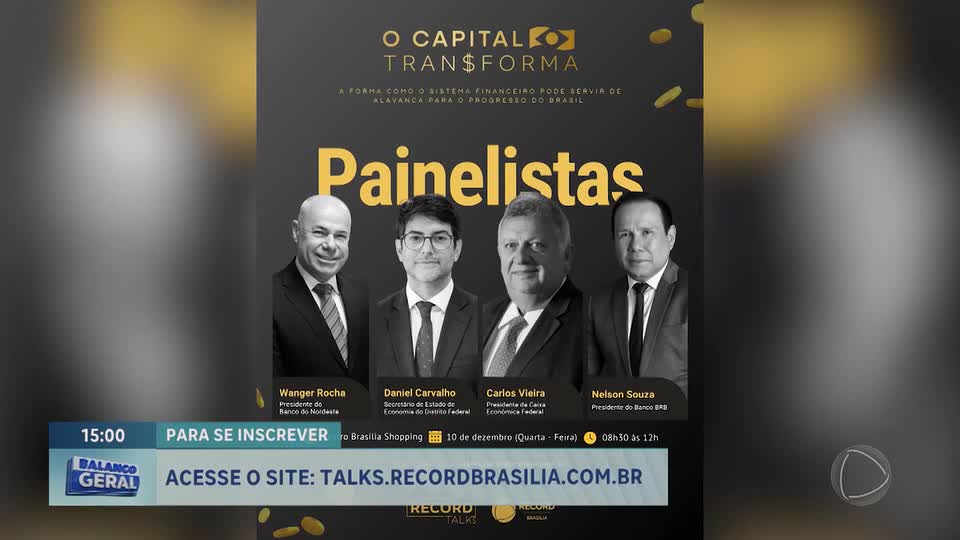 Record Talks abordará finanças e economia no fim de ano