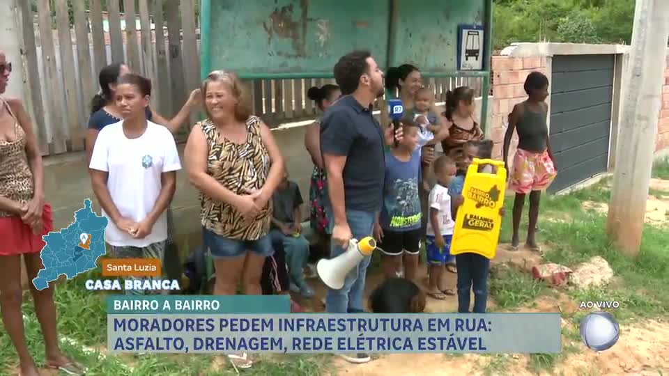 Bairro a Bairro: moradores enfrentam graves problemas de infraestrutura de Santa Luzia (MG)