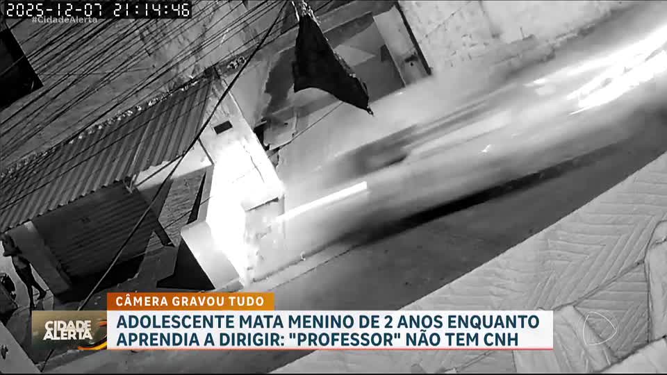 Adolescente de 15 anos atropela e mata criança de 2 anos enquanto aprendia a dirigir