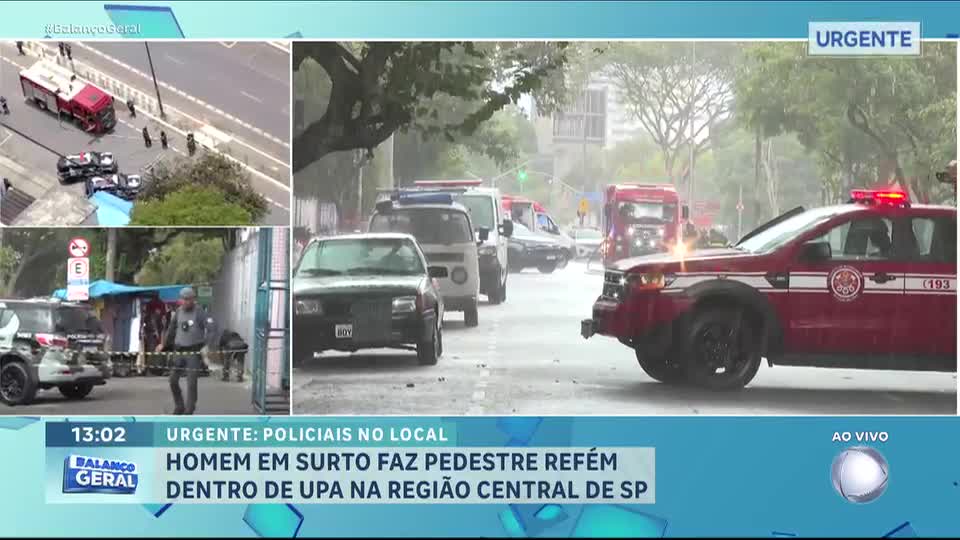 Homem em surto provoca pânico com ameaça de bomba na UPA