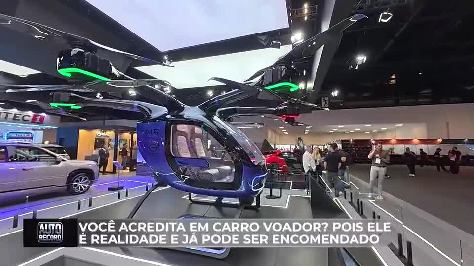 Carros voadores e inovações são destaques no Salão do Automóvel 2025