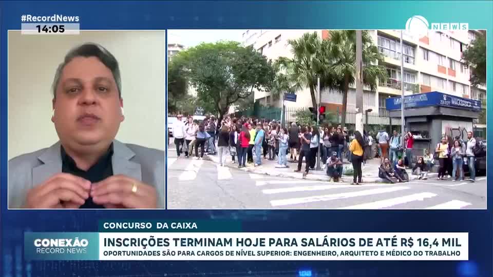 Inscrições para concurso da Caixa terminam nesta segunda (8) para salários de até R$ 16,4 mil